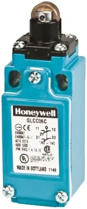 Produktfoto 1 von Honeywell GLC Endschalter, Rollenstößel 2 Öffner, IP66, Zinkdruckguss mit Epoxidbeschichtung 600V ac 10A