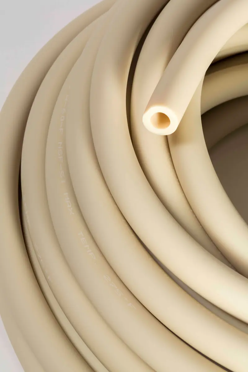 Produktfoto 1 von Saint-Gobain Flexibler Schlauch, Ø 3.2 mm 6.4 mm Außen-ø  Beige Thermoplastisches Elastomer 1.3 bar x 15 m