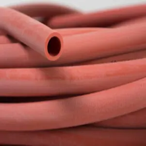 Produktfoto 1 von Saint-Gobain Flexibler Schlauch, Ø 1 mm Rot Naturgummi 1.5 bar x 25 m