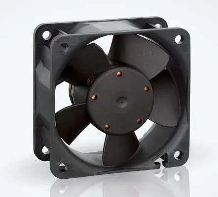 Produktfoto 1 von ebm-papst 600 N Axiallüfter, Hülse, 24V dc / 2.1 W 88 mA, 5100 U/min, 40 m³/h IP20 60 mm 60mm 25.4 mm