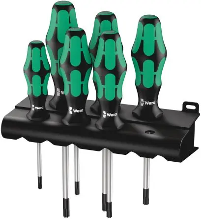 Produktfoto 1 von Wera Schraubendrehersatz Standard-Schraubendrehersatz, 6-teilig Innensechsrund