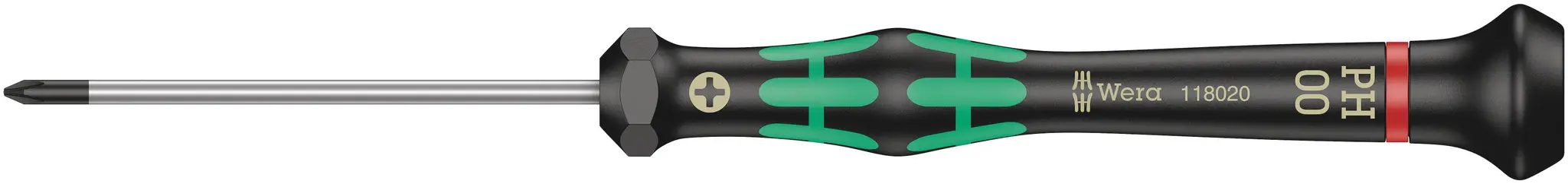 Produktfoto 1 von Wera PH00 Präzision, Chrom Vanadium Molybden Stahl, Silikon, 97 mm / Klinge 60 mm