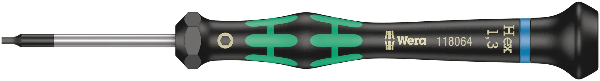 Produktfoto 1 von Wera 1.3 mm Präzision, Nickel, 97 mm / Klinge 60 mm