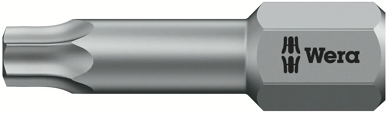 Produktfoto 1 von Wera 6.35 mm T20 Schraubbit, Sechskant, 1-teilig, 25 mm