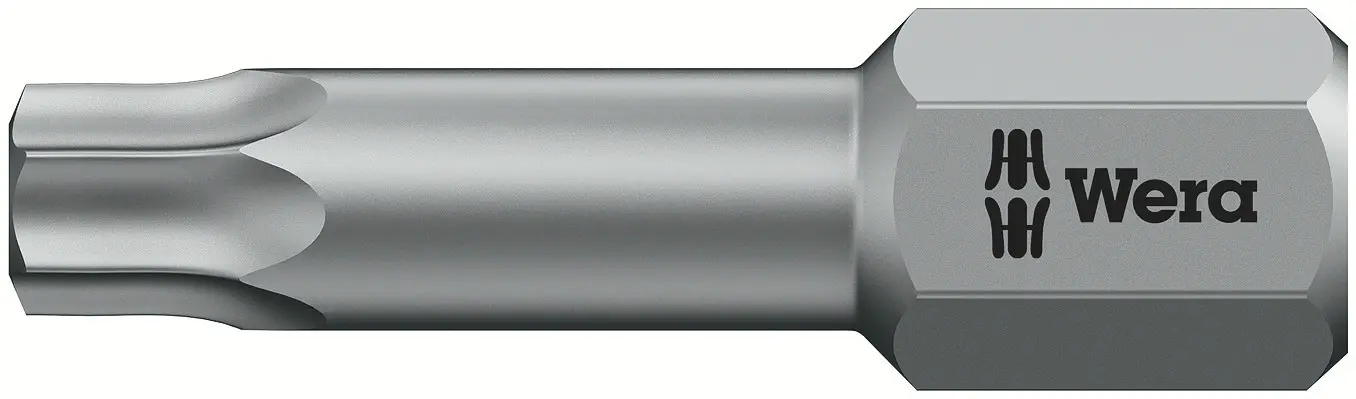 Produktfoto 1 von Wera 6.35 mm T25 Schraubbit, Sechskant, 1-teilig, 25 mm