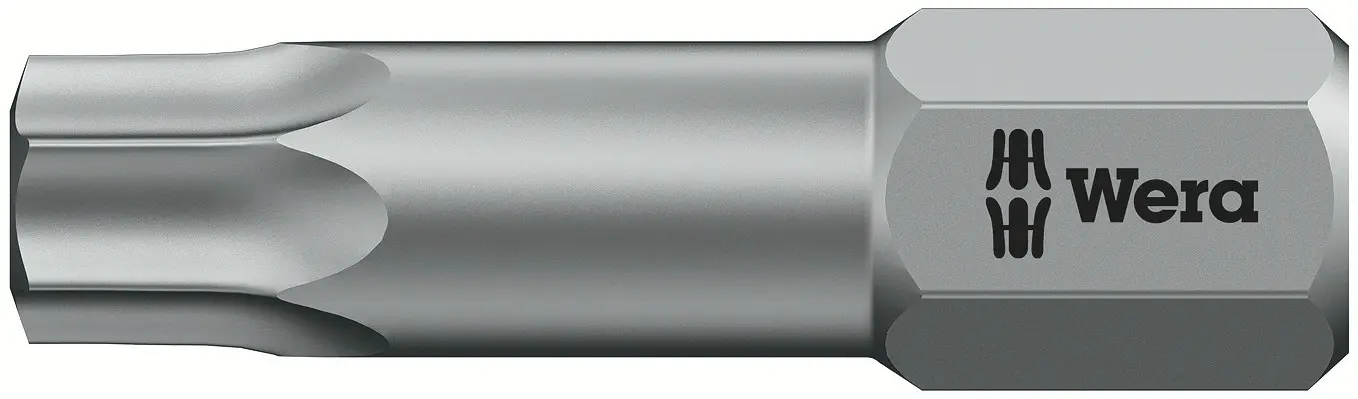 Produktfoto 1 von Wera 6.35 mm T30 Schraubbit, Sechskant, 1-teilig, 25 mm