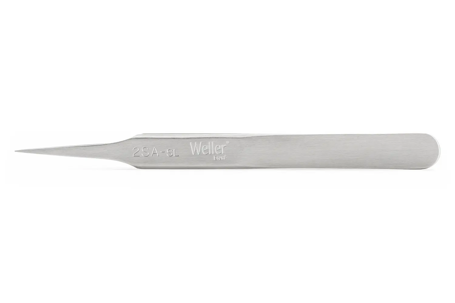 Produktfoto 1 von Erem Edelstahl Pinzette, 115 mm Gerade, Spitze Spitz; Entlastet Antimagnetisch