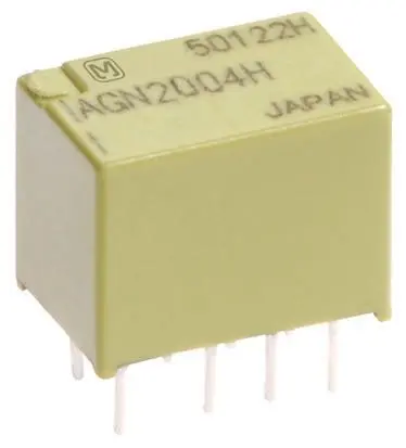 Produktfoto 1 von Panasonic AGN Signalrelais Oberfläche, 4.5V dc Spule, 2-poliger Umschalter, max. 1A, 125V ac / 110V dc,
