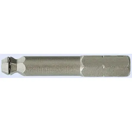 Produktfoto 1 von Wiha 0.25 mm 5 mm Sechskant-Kugelkopf Schraubbit, Sechskant Chrom Vanadium Stahl, 1-teilig, 38 mm