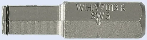 Produktfoto 1 von Wiha 0.25 mm 3 mm Sechskant Schraubbit, Sechskant Chrom Vanadium Stahl, 1-teilig, 25 mm