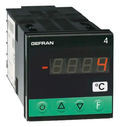 Produktfoto 1 von Gefran 4T LED Multifunktions-Panel-Messgeräte für Temperatur H 45 mm B 45 mm 4-Stellen T. 99 mm 10 mm Ziffernhöhe