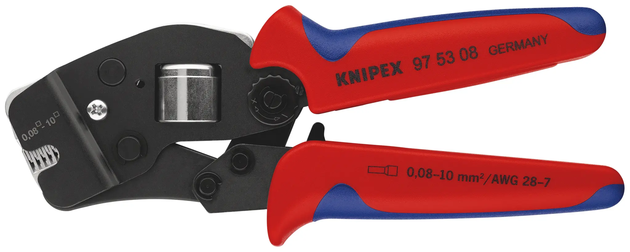 Produktfoto 1 von Knipex Crimp-Werkzeug für Aderendhülsen, 190 mm