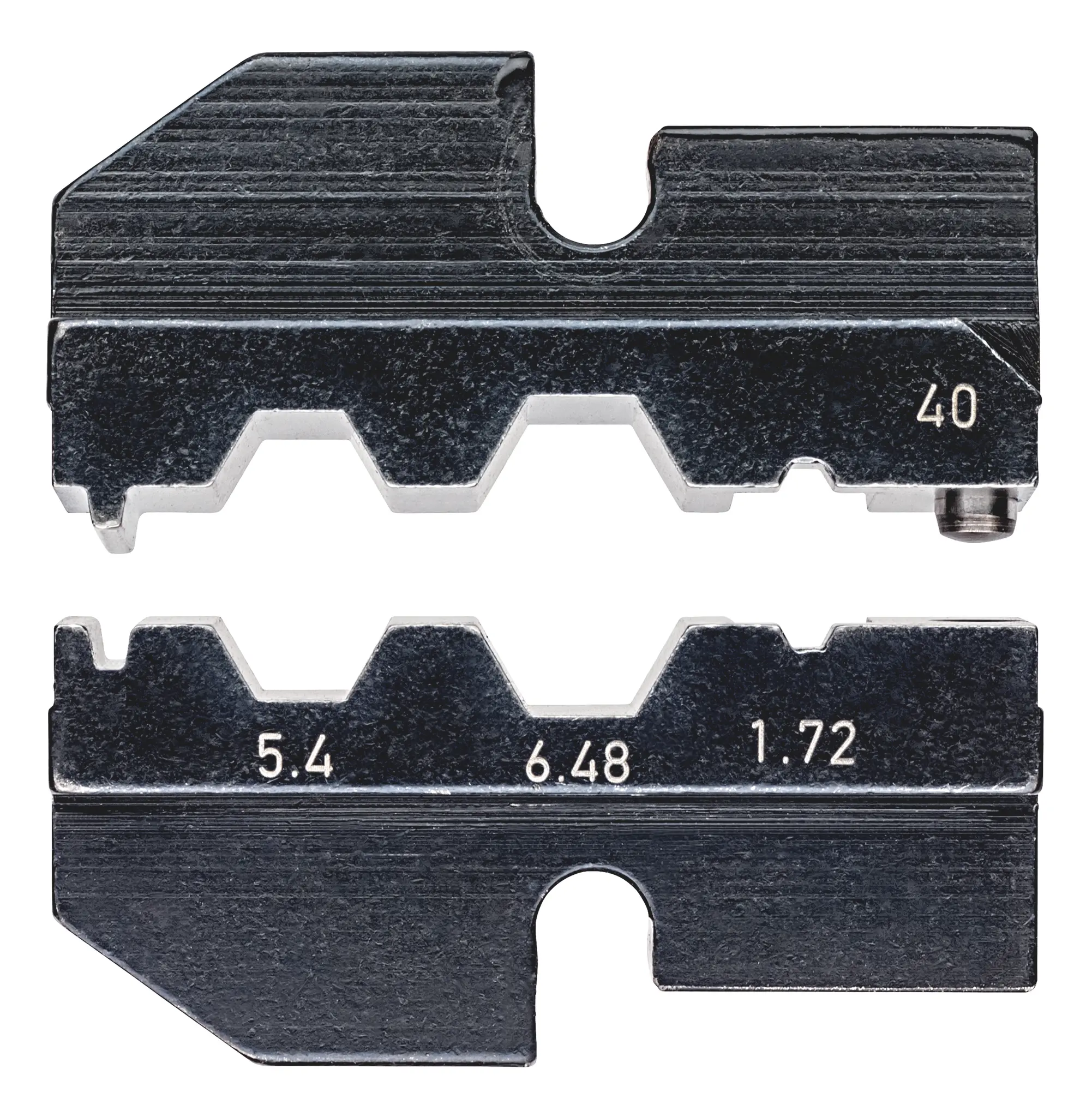 Produktfoto 1 von Knipex 97 Crimp-Matrizensatz Schwarz, 3 Ports, Crimpmatrize