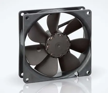 Produktfoto 1 von ebm-papst 3400 N Axiallüfter, Kugel, 24V dc / 2.3 W 100 mA, 2700 U/min, 84 m³/h IP20 92 mm 92mm 25.4 mm