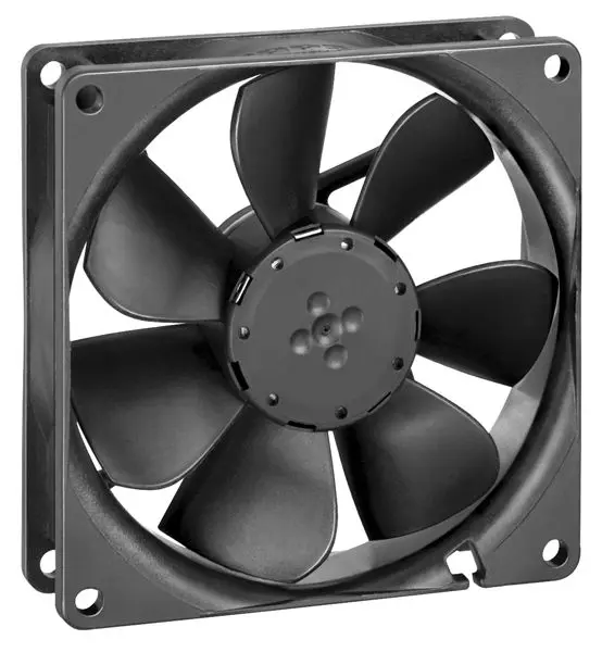 Produktfoto 1 von ebm-papst 3400 N DC-Axiallüfter, Gleitlager, 24 V dc / 3W, 92 x 92 x 25mm, 3000U/min, 94m³/h