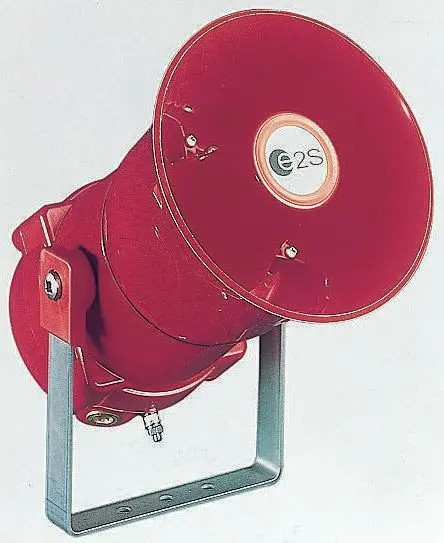Produktfoto 1 von e2s BEXS110E  Elektronischer Signalgeber IP66 24 V dc 23-Ton 117dB Rot, Ø 181 mm