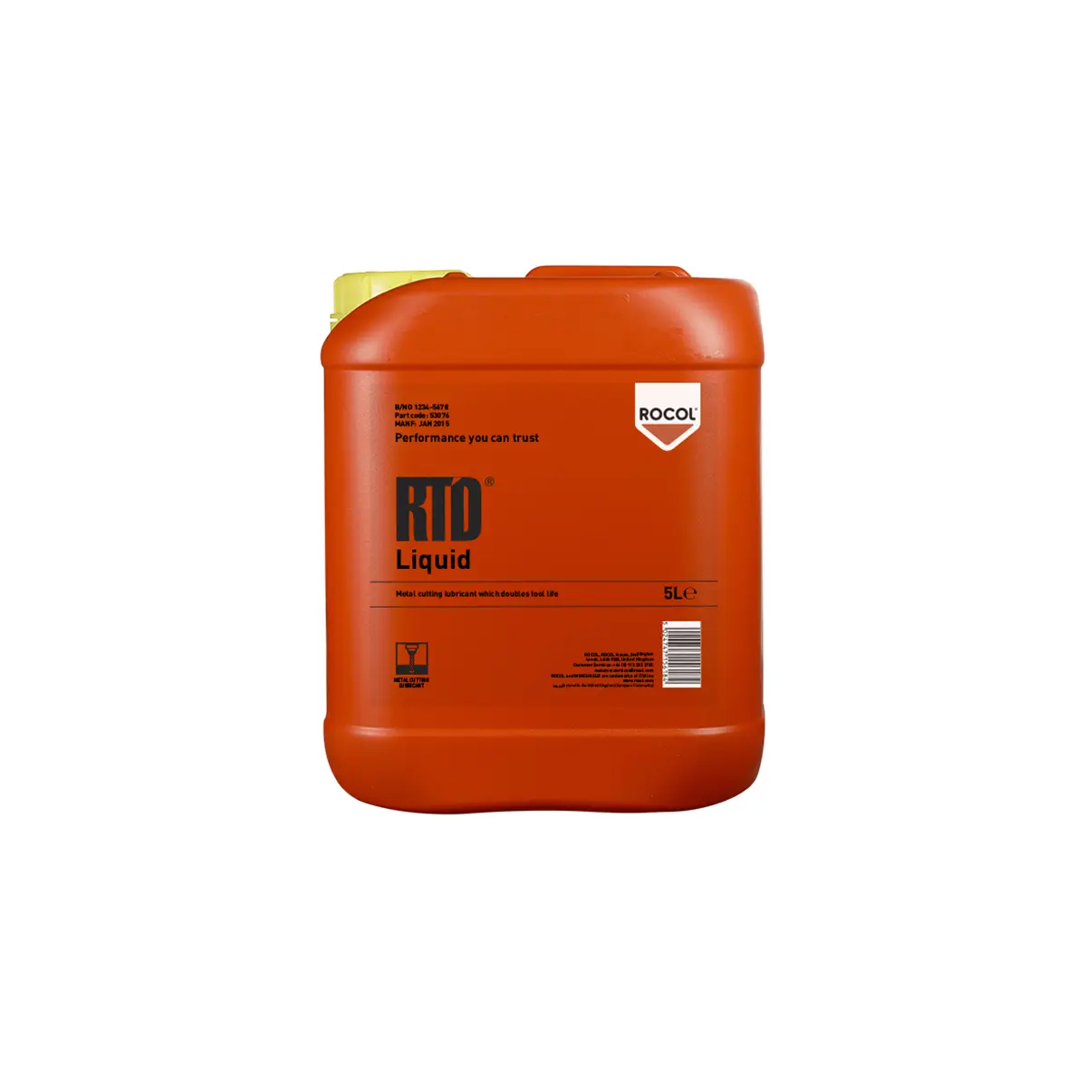 Produktfoto 1 von Rocol RTD Liquid Schneidflüssigkeit, Flasche 5 L