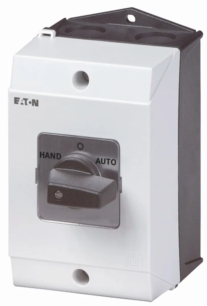 Produktfoto 1 von Eaton Trennschalter 4P-polig Schwarz IP 65 22kW 240 V dc, 690V ac 3-phasig 4 Schließer/4 Öffner