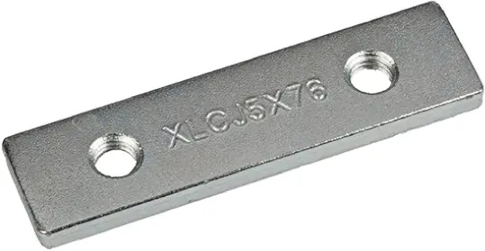 Produktfoto 1 von FlexLink Verbindungskomponente, Verbindungsleiste, Balken für 11 mm, M6, L. 76 mm passend für 44 mm