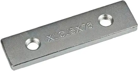 Produktfoto 1 von FlexLink Verbindungskomponente, Verbindungsleiste, Balken für 11 mm, M6, L. 76 mm passend für 44 mm