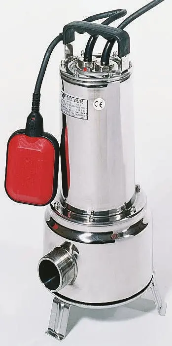 Produktfoto 1 von W Robinson And Sons Tauchpumpe, 300 L/min max., 750W / 230 V bis 11 m max. Edelstahl Gerade