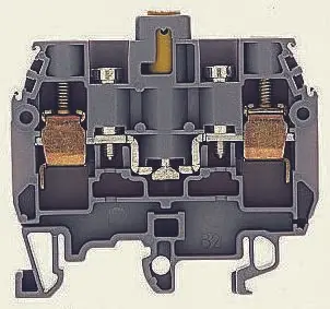Produktfoto 1 von Entrelec SNA DIN-Tragschiene 1 Grau, 6mm², 500V ac Schraubbefestigung
