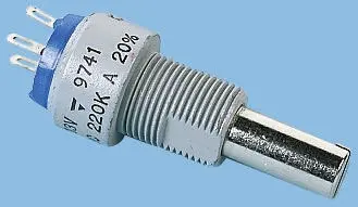 Vishay P13, Tafelmontage Dreh Potentiometer 1kΩ ±20% / 1.5W , Schaft-Ø 6 mm