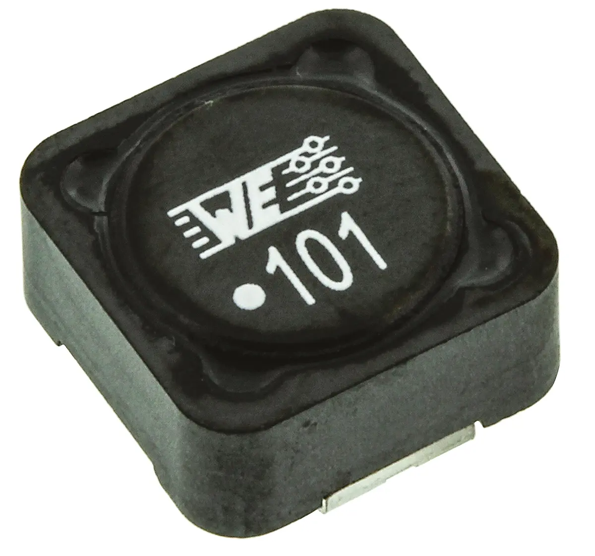 Produktfoto 1 von Wurth Elektronik WE-PD Drosselspule Ja, 100 μH 1.53 A AEC-Q200 mit Ferrit-Kern, 1260 Gehäuse ±20 % Drahtgewickelt 12 mm,