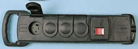 Produktfoto 1 von Legrand Mehrfachsteckdose, 4-fach Überspannungsschutz, Typ E 250V ac