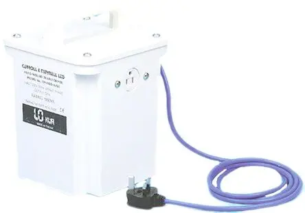 Produktfoto 1 von Carroll & Meynell 3 kVA Autotransformator, 230 V, 114.1 V ac, DMC