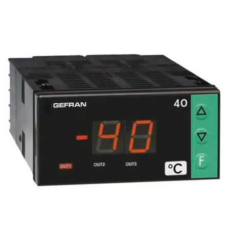 Produktfoto 1 von Gefran 40T LED Multifunktions-Panel-Messgeräte für Temperatur, Strom, Spannung H 72 mm B 36 mm 2-Stellen T. 54 mm 14 mm