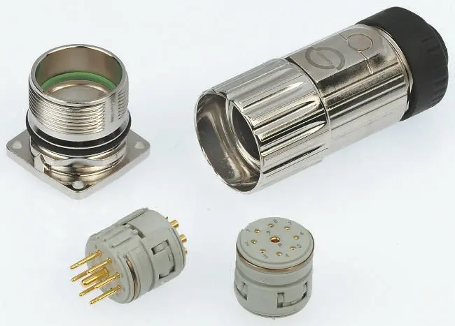 Contact Connectors 6.2 EPIC Circon R2.5 17 mm 16.3 mm Rundsteckverbinder Stecker, Buchse 9-polig Stecker/Buchse 9A