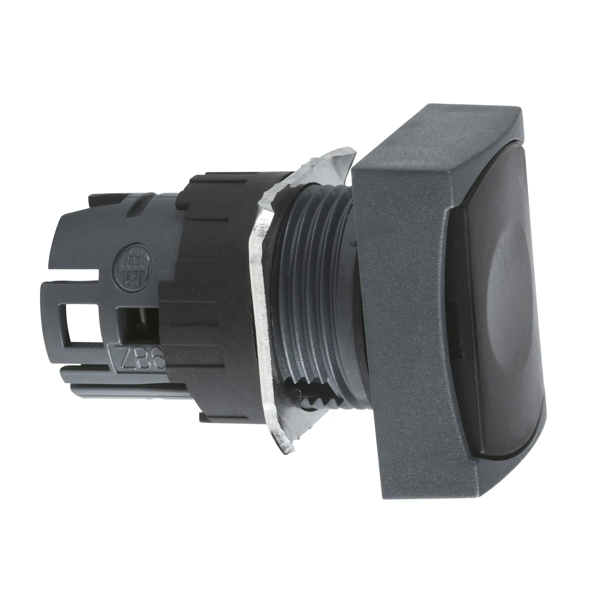 Produktfoto 1 von Schneider Electric Harmony style 6 Drucktastenkopf Ø 16 mm, Schwarz Federrückstellung Rechteckig Rechteckig Kunststoff,