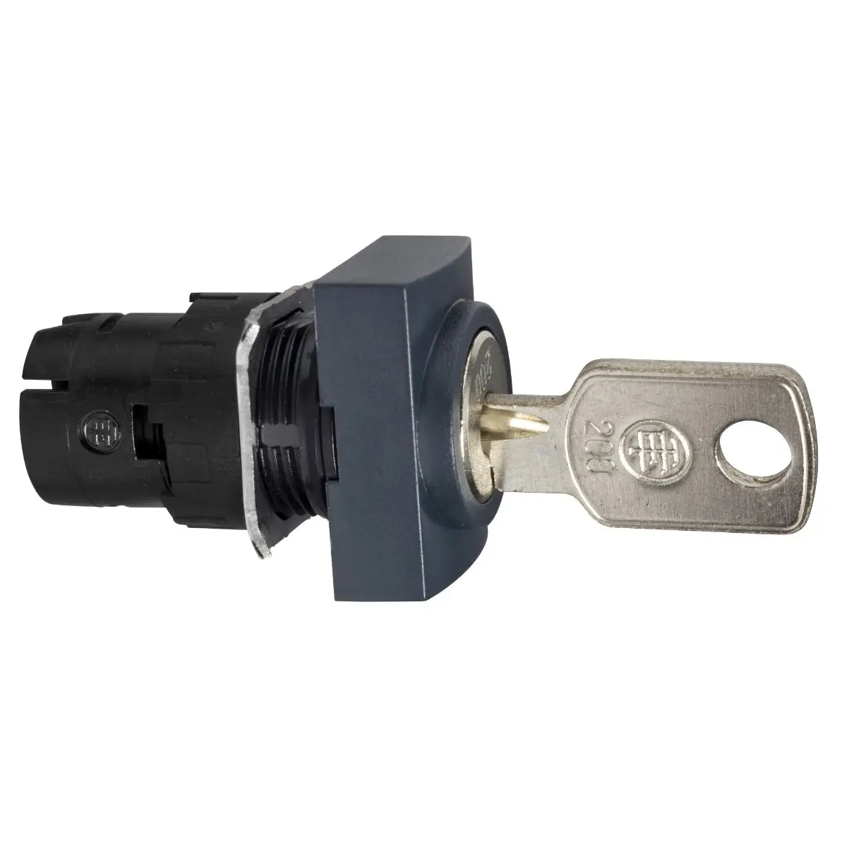 Produktfoto 1 von Schneider Electric Harmony XB6 Schlüsselschalterkopf 16 mm 2 Positionen Ronis Rastend IP65