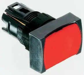 Produktfoto 1 von Schneider Electric Harmony style 6 Drucktastenkopf Ø 16 mm, Rot Rastend Rechteckig Rechteckig Kunststoff, IP65