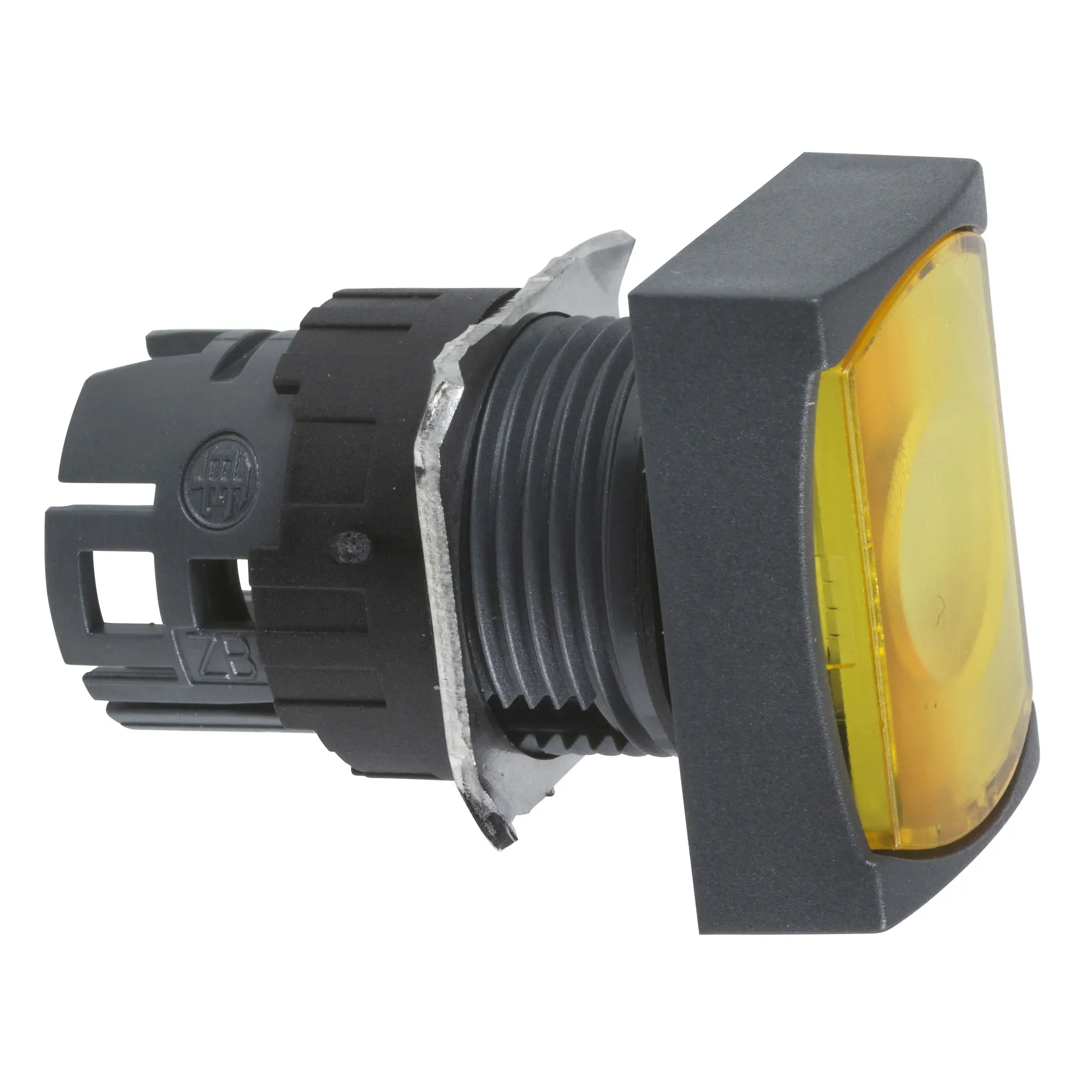 Produktfoto 1 von Schneider Electric Harmony style 6 Drucktastenkopf Ø 16 mm, Gelb Federrückstellung Rechteckig Rechteckig Kunststoff,