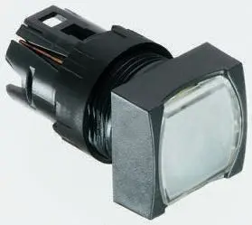 Produktfoto 1 von Schneider Electric Harmony style 6 Drucktastenkopf Ø 16 mm, Weiß Rastend Rechteckig Rechteckig Kunststoff, IP65