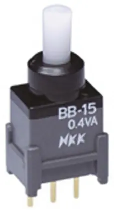 NKK BB Druckschalter Tastend Leiterplattenmontage, 1-poliger Umschalter 28 V dc 28 V ac