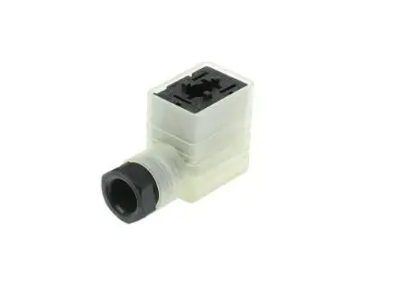 Produktfoto 1 von Hirschmann GML DIN 43650 Ventilsteckverbinder DIN 43650 B 2P+E Kontrollleuchte, PG9, Schwarz