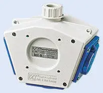 Produktfoto 1 von MENNEKES Steckdosenverteiler Blau 2P+E, 230 V