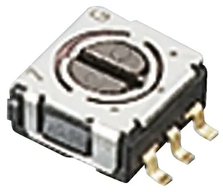 Produktfoto 1 von Nidec Components Drehschalter DPST, 5 mm x 6.2mm x 2.3 mm