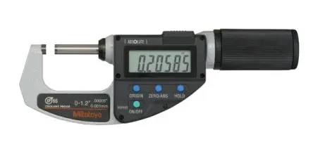 Produktfoto 1 von Mitutoyo Batteriebetrieben Außen- Mikrometer Beide, 0 mm bis 30 mm / ±0.0001 in