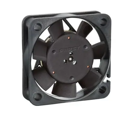 Produktfoto 1 von ebm-papst 400 Axiallüfter, Hülse, 12V dc / 1.6 W 133 mA, 8100 U/min, 13.5 m³/h IP20 40 mm 40mm 20 mm