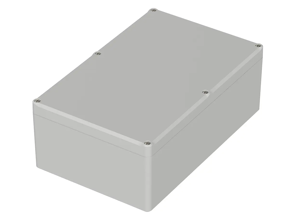 Bopla Euromas II; Gehäuse; Polycarbonat; Hellgrau IP65 Breite 160 mm Höhe 92 mm Länge 250 mm