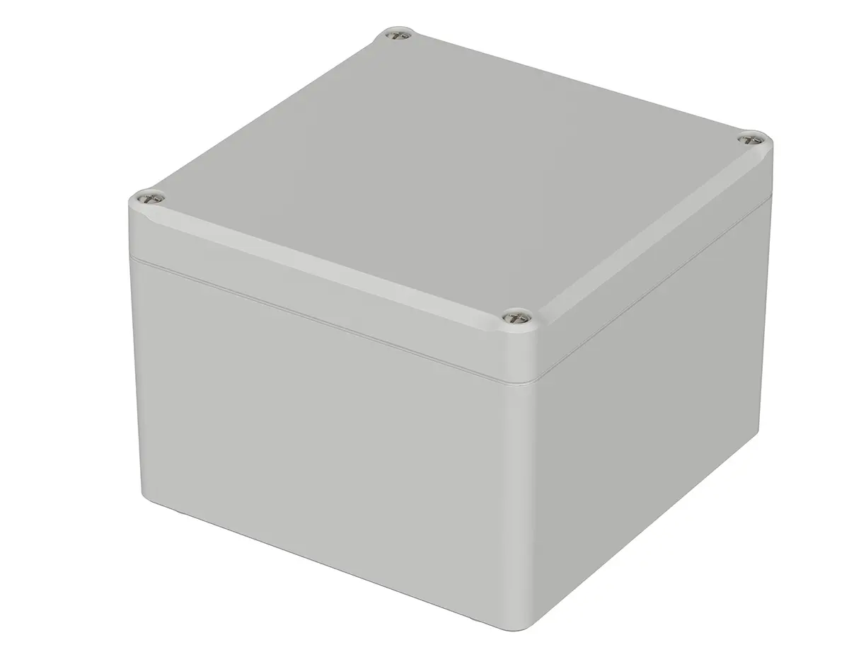 Produktfoto 1 von Bopla Euromas II; Gehäuse; Polycarbonat; Hellgrau IP65 Breite 120 mm Höhe 87 mm Länge 122 mm