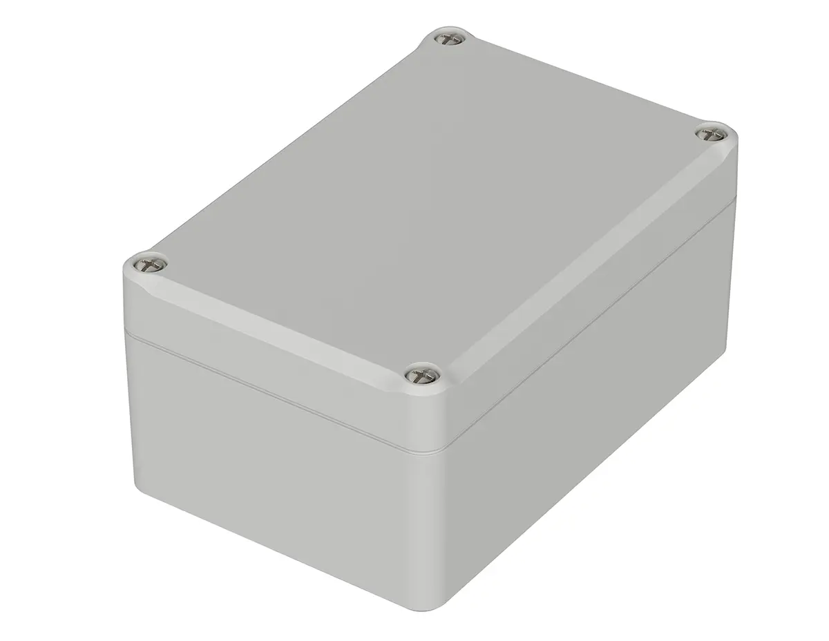 Produktfoto 1 von Bopla Euromas II; Gehäuse; ABS; Hellgrau IP65 Breite 80 mm Höhe 57 mm Länge 120 mm