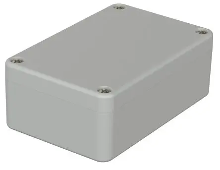 Produktfoto 1 von Bopla Euromas; Gehäuse; Polycarbonat; Hellgrau; IK07 IP66 Breite 64 mm Höhe 36.4 mm Länge 98 mm