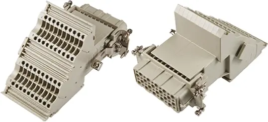 Produktfoto 1 von HARTING Han D AV Schnittstellenmodul, Buchse, 41-polig, 250 V, Kabel 10A