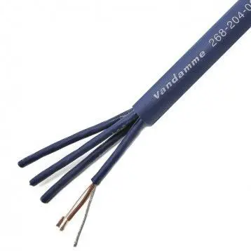 Produktfoto 1 von Van Damme Blue Audiokabel Geschirmt, Außen-ø 9.6 mm Außen-ø Blau, L. 50 m