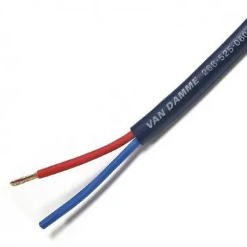Produktfoto 1 von Van Damme Audiokabel 2-adrig, L. 100 m Blau